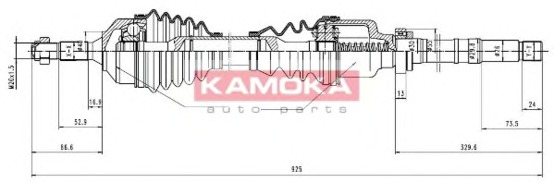 KAMOKA Féltengely, komplett CT1138908_KAM