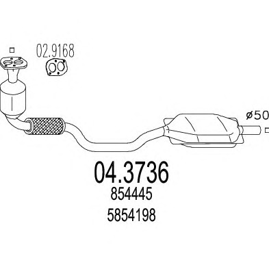 MTS Katalizátor 04.3736_MTS