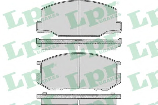 LPR Első fékbetét 05P064_LPR
