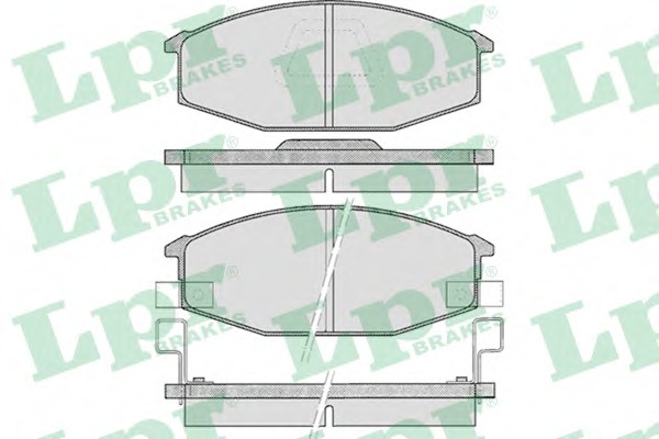 LPR Első fékbetét 05P375_LPR