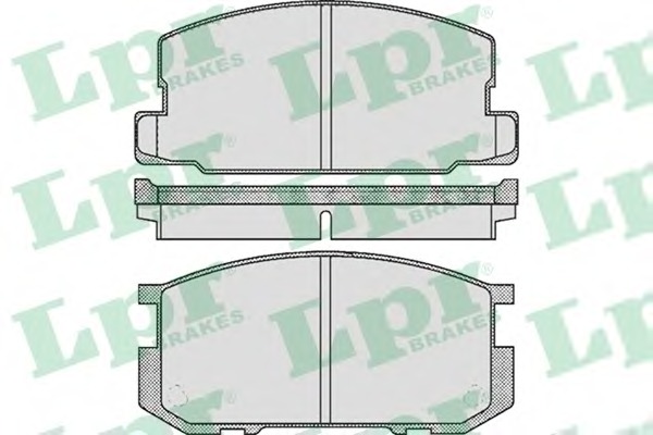 LPR Első fékbetét 05P416_LPR