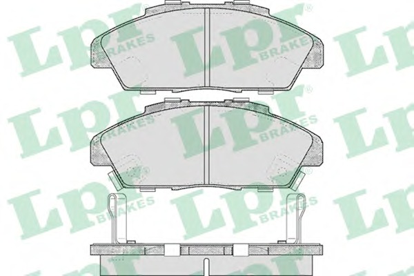 LPR Első fékbetét 05P571_LPR