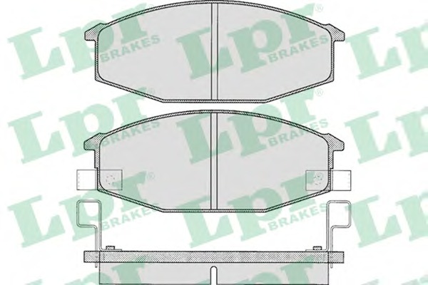 LPR Első fékbetét 05P581_LPR