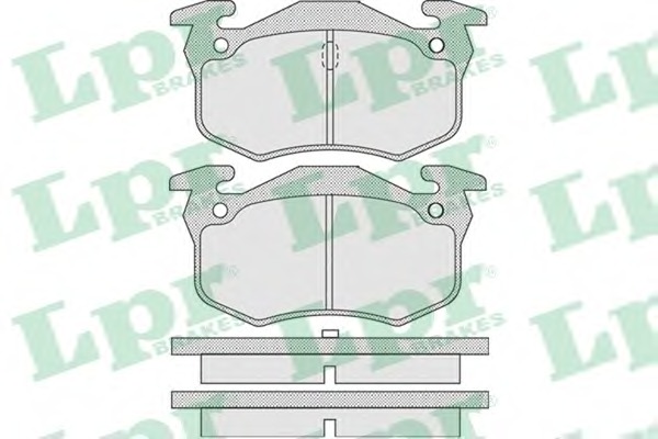 LPR Hátsó fékbetét 05P914_LPR