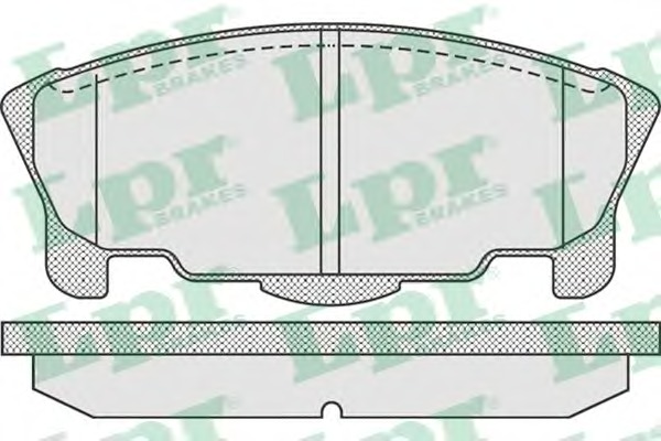 LPR Első fékbetét 05P937_LPR