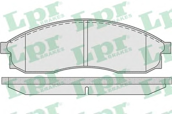 LPR Első fékbetét 05P942_LPR