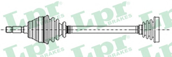 LPR Féltengely, komplett DS13018_LPR