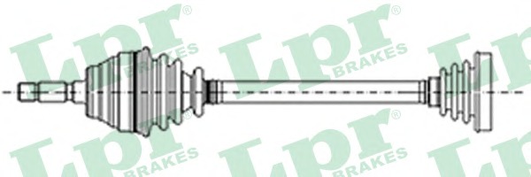 LPR Féltengely, komplett DS13028_LPR