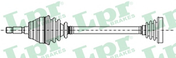 LPR Féltengely, komplett DS13043_LPR