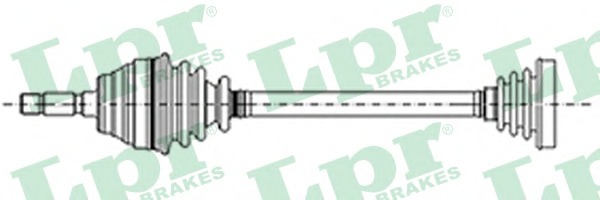 LPR Féltengely, komplett DS13057_LPR