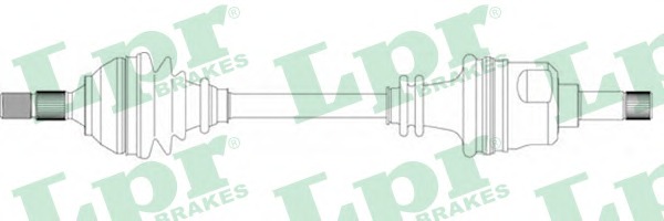 LPR Féltengely, komplett DS16134_LPR