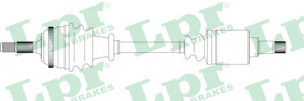 LPR Féltengely, komplett DS16181_LPR