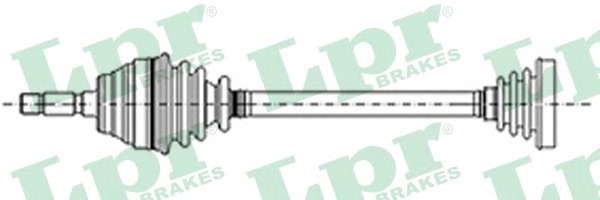 LPR Féltengely, komplett DS20253_LPR