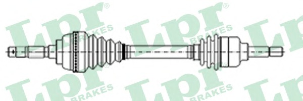 LPR Féltengely, komplett DS21049_LPR