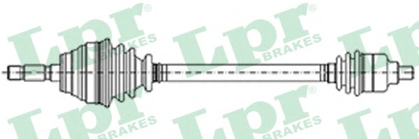 LPR Féltengely, komplett DS21050_LPR