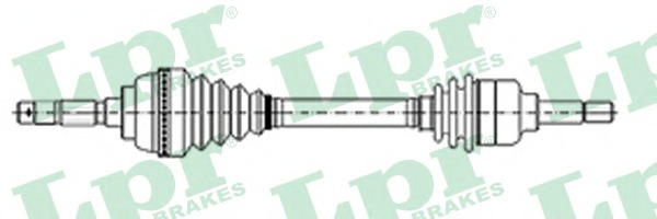 LPR Féltengely, komplett DS21053_LPR