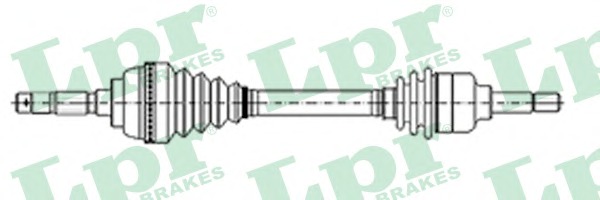 LPR Féltengely, komplett DS29003_LPR