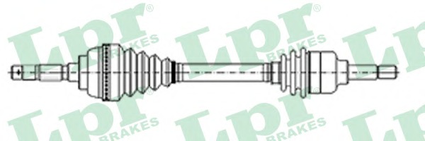 LPR Féltengely, komplett DS29004_LPR