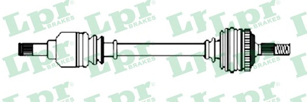 LPR Féltengely, komplett DS36037_LPR