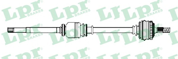 LPR Féltengely, komplett DS36067_LPR