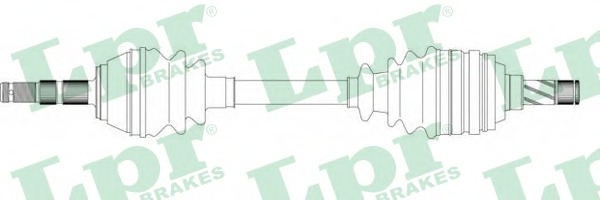 LPR Féltengely, komplett DS37020_LPR