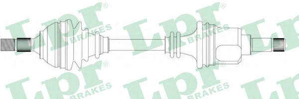 LPR Féltengely, komplett DS38017_LPR