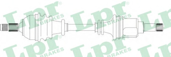 LPR Féltengely, komplett DS38021_LPR