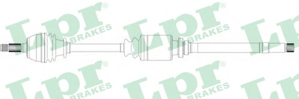 LPR Féltengely, komplett DS38036_LPR