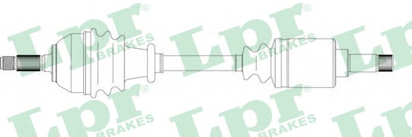 LPR Féltengely, komplett DS38037_LPR