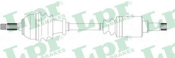 LPR Féltengely, komplett DS38038_LPR