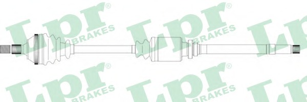 LPR Féltengely, komplett DS38076_LPR