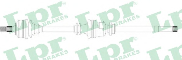 LPR Féltengely, komplett DS38128_LPR