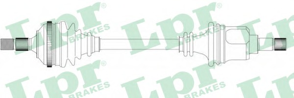 LPR Féltengely, komplett DS38132_LPR