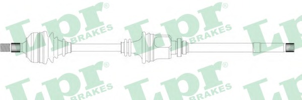 LPR Féltengely, komplett DS38146_LPR