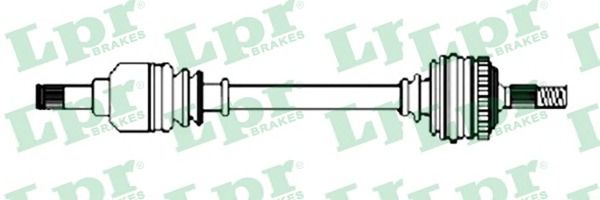 LPR Féltengely, komplett DS38182_LPR