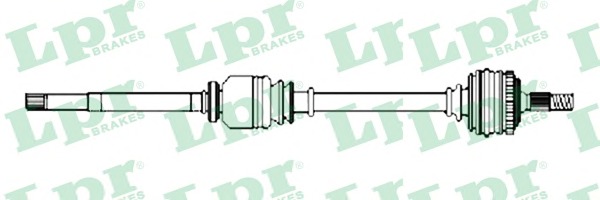 LPR Féltengely, komplett DS38183_LPR