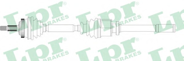 LPR Féltengely, komplett DS39078_LPR