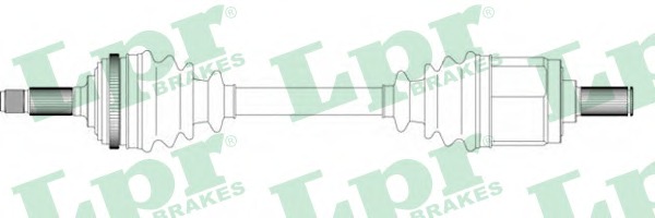 LPR Féltengely, komplett DS40009_LPR