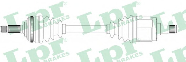 LPR Féltengely, komplett DS40075_LPR