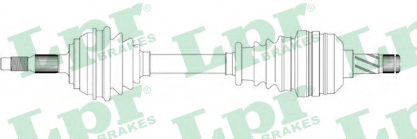 LPR Féltengely, komplett DS49013_LPR