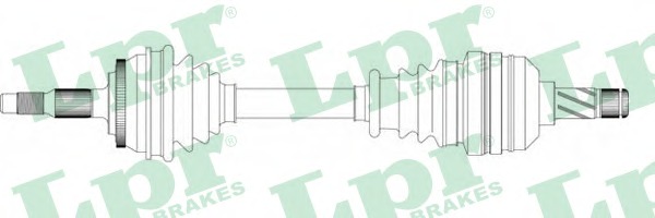 LPR Féltengely, komplett DS49015_LPR