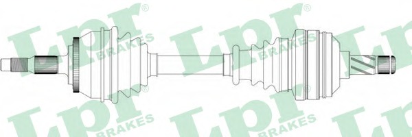 LPR Féltengely, komplett DS49019_LPR