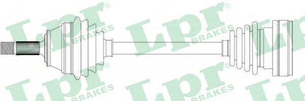 LPR Féltengely, komplett DS51025_LPR