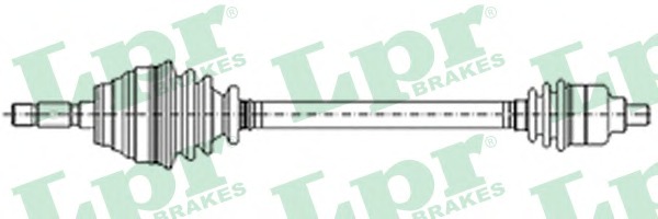 LPR Féltengely, komplett DS52207_LPR