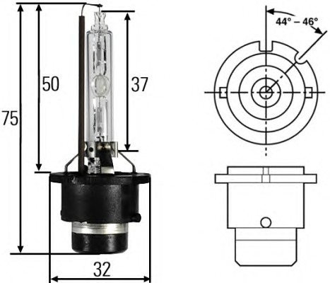 HELLA Izzó, xenon 8GS007949-101