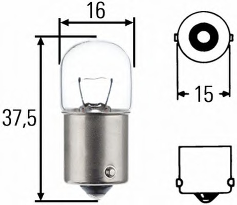 HELLA Izzó, irányjelző 8GA002071-124