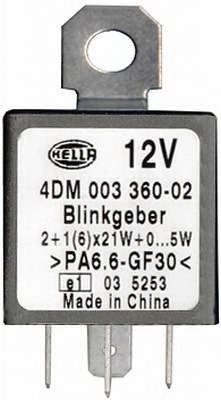 HELLA Irányjelző relé 4DM003360-027