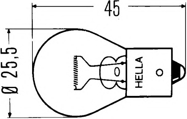 HELLA Izzó, irányjelző 8GA002073-137