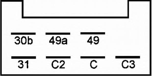 HELLA Irányjelző relé 4DN001863-117