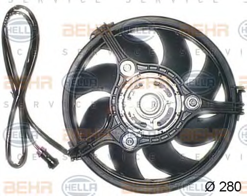 HELLA Ventilátor, vízhűtő 8EW009144-341